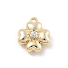 Brass Micro Pave Cubic Zirconia Pendants LS-KK-D283-09G-1