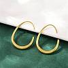 304 Stainless Steel Teardrop Dangle Earrings EJEW-S272-05G-3