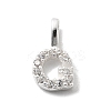 925 Sterling Silver with Cubic Zirconia Charms STER-Q004-01G-S-1