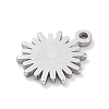 Non-Tarnish 304 Stainless Steel Charms STAS-K286-01H-P-2