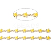 Handmade Alloy Enamel Star Link Chains ENAM-F138-01E-RS-2