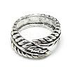 Adjustable Alloy Cuff Finger Rings RJEW-S038-006-2