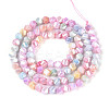 Anti-Tarnish Electroplate Glass Beads Strands GLAA-T025-4mm-14A-2