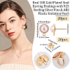 20Pcs Brass Stud Earring Findings MAK-BBC0001-28-2