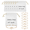 8Pcs Iron Heart Open Cuff Bangle for Women BJEW-WR0001-04A-1