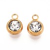 Ion Plating(IP) 201 Stainless Steel Charms LS-STAS-N109-222A-G-1