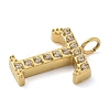 Ion Plating(IP) 304 Stainless Steel Micro Pave Cubic Zirconia Pendants STAS-Z107-03G-19-2