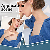 40Pcs Brass Clip-on Earring Converters Findings KK-SC0004-20-5