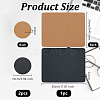 3Pcs Cork & Leather Mouse Pad AJEW-OC0014-75C-2