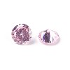 Cubic Zirconia Pointed Back Cabochons ZIRC-WH0001-B12-2