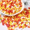 6/0 Opaque Baking Paint Glass Seed Beads SEED-M012-02A-30-1