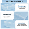 4Pcs 4 Styles PP Plastic Double Knots Bead Storage Containers CON-BC0007-32-4