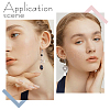 100Pcs 2 Style 304 Stainless Steel Leverback Earring Findings STAS-BBC0004-16-5