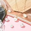 6Pcs 6 Styles Shell Pearl Pendants KK-CJ0003-73-6