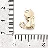 Brass Micro Pave Cubic Zirconia Pendants KK-M306-06G-08-3