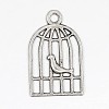 Tibetan Style Alloy Pendants TIBEP-22647-AS-RS-1