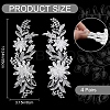 Polyester Embroidery Water Soluble Appliques LS-DIY-WH0304-667A-2