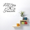 PVC Quotes Wall Sticker DIY-WH0200-039-3