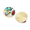 Rack Plating Alloy Enamel Pendants FIND-Z062-01G-03-2