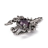 Natural Amethyst Pendants G-H281-03H-4