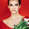 2Pcs 2 Colors Crystal Rhinestone Butterfly Pendant Double Layer Necklaces Set NJEW-AN0001-23-4