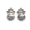 Tibetan Style Alloy Pendant Enamel Settings PALLOY-N160-64AS-1