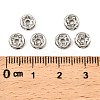 Brass Grade A Crystal Rhinestone Beads RB-A003-6MM-N-3
