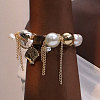 Bohemian Style Shell Shape Alloy Charm Bracelets WG311F9-01-4