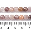 Natural Violet Strawberry Quartz Beads Strands G-P530-B02-02-5