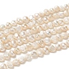 Grade A Natural Cultured Freshwater Pearl Beads Strands X-SPDA005Y-1-6