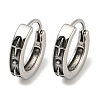 316 Surgical Stainless Steel Hoop Earrings EJEW-D096-23Q-AS-1