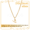 1pc 304 Stainless Steel Letter Pendant Necklaces NJEW-LP0001-39V-G-2