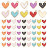 90Pcs 9 Colors Alloy Enamel Charms ENAM-PH0002-80-1