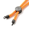 Half Finished Twisted Milan Rope Slider Bracelets FIND-G032-01B-02-3