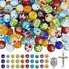 DIY Rosary Bead Jewelry Making Finding Kits DIY-SC0031-64-7
