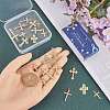 24Pcs 12 Styles Alloy Crystal Rhinestone Pendants FIND-SC0010-80-3