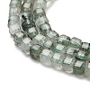Natural Green Rutilated Quartz Beads Strands G-H042-B13-01-4