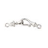 Brass Hook and S-Hook Clasps KK-D356-21P-1