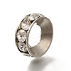 Brass Rhinestone Spacer Beads KK-M313-44D-11-1