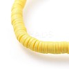 Eco-Friendly Handmade Polymer Clay Beads Kids Stretch Bracelets BJEW-JB04613-M-4