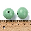 Wood Large Hole European Beads WOOD-D027-01H-3
