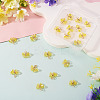 20Pcs Glass Pendants PALLOY-TAC0213-5