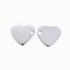 Handmade Gifts Ideas for Valentines Day 201 Stainless Steel Stamping Blank Tag Pendants X-STAS-Q070-S-2