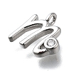 Brass Micro Pave Cubic Zirconia Pendants KK-B132-12P-M-2