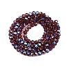 Electroplate Glass Beads Strands EGLA-A044-T3mm-L13-3
