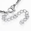 304 Stainless Steel Multi-Strand Anklets AJEW-K016-11B-3