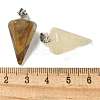 Watermelon Stone Glass Pendants G-B127-13P-03-3