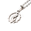 Non-Tarnish Stainless Steel Pendants Necklaces LS-NJEW-K267-01D-P-1