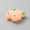 Frog Luminous Food Grade Eco-Friendly Silicone Beads SIL-WH0003-12G-2