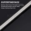 304 Stainless Steel Fully All Threaded Long Screw FIND-WH0112-86-4